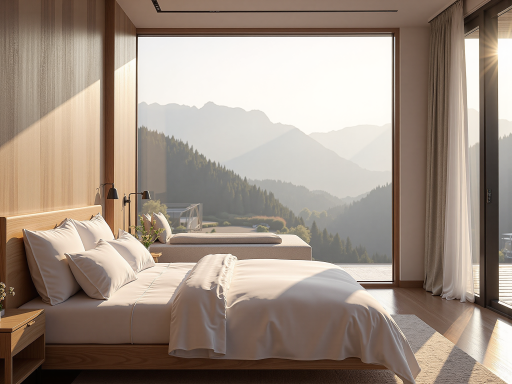 Luxury villa with premium wooden windows and doors, elegant architecture with sophisticated design elements and natural surroundings